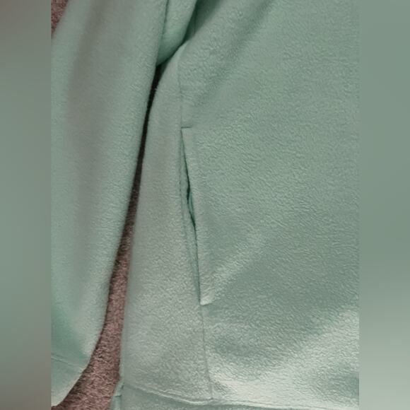 J. Crew Factory Mint Green Sherpa Pullover Sweater Women’s XL - Picture 4 of 12